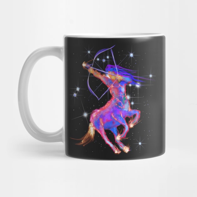 Sagittarius Centaur Horse Art Astrology Zodiac Design by starchildsdesigns